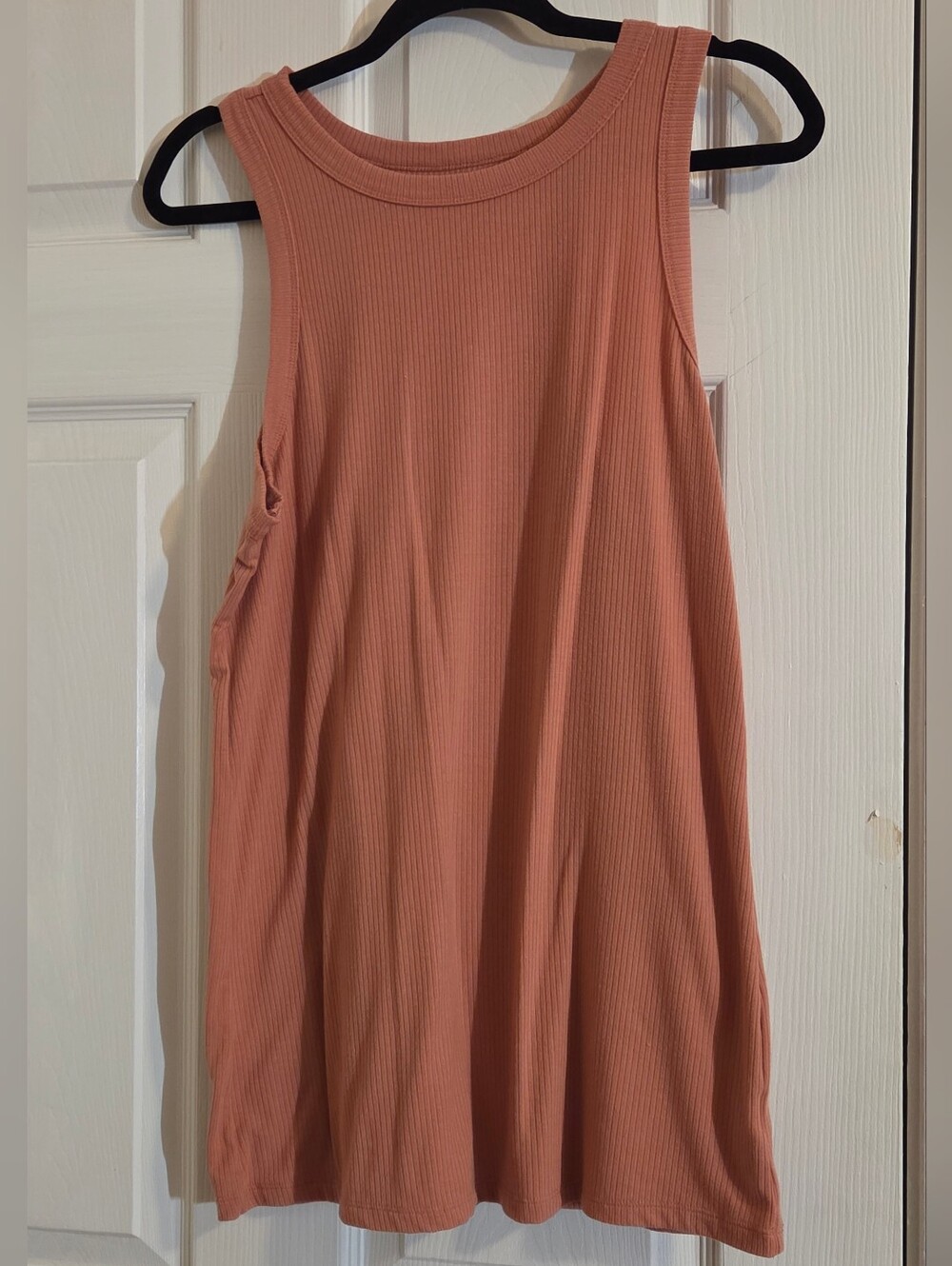 torrid Ribbed Tank Top in Dusty Rose